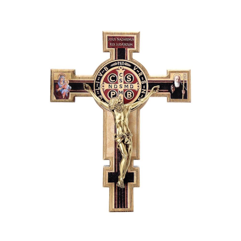 Krzyż z drewna brzozowego