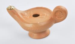 Lampa naftowa - br�zowa