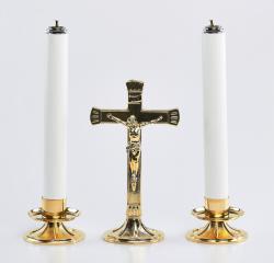 �wiecznik ze �wiec� 2 szt