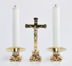 �wiecznik ze �wiec� 2 szt.