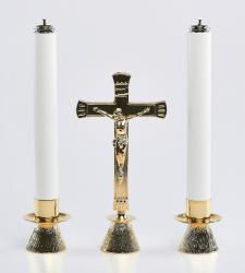 �wiecznik ze �wiec� 2 szt.