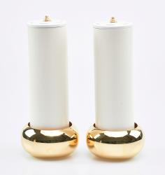 �wiecznik ze �wiec� 2 szt.