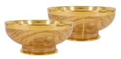 Miska ofiarna z drewna oliwnego