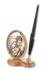 Uchwyt na d�ugopisy z drewna oliwnego