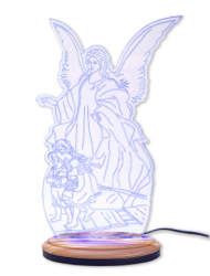 Statua LED na podstawie oliwnej