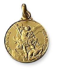 Z�oty medalion, �w. Micha� Archanio�