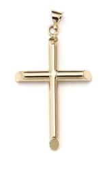 Z�oty wisiorek, krzy�