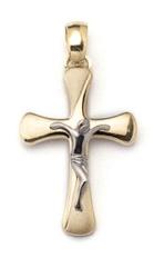 Z�oty wisiorek, krzy�