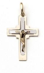Z�oty wisiorek, krzy�