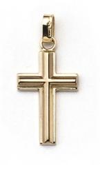 Z�oty wisiorek, krzy�