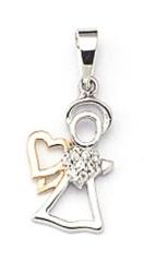 Z�oty wisiorek, anio�