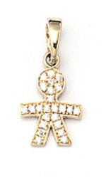 Z�oty wisiorek, ch�opiec