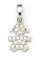 Z�oty wisiorek, ma�a dziewczynka