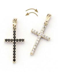 Z�oty wisiorek, krzy�