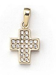 Z�oty wisiorek, krzy�