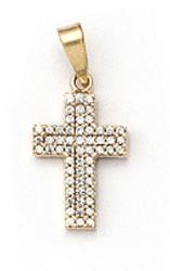 Z�oty wisiorek, krzy�