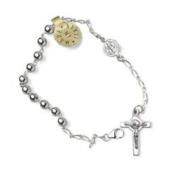 Bransoletka srebrna, �w. Benedykt