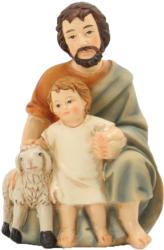 Pasterz z ch�opcem i owc�