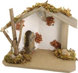 Szopka bez figurek ze �wiat�em