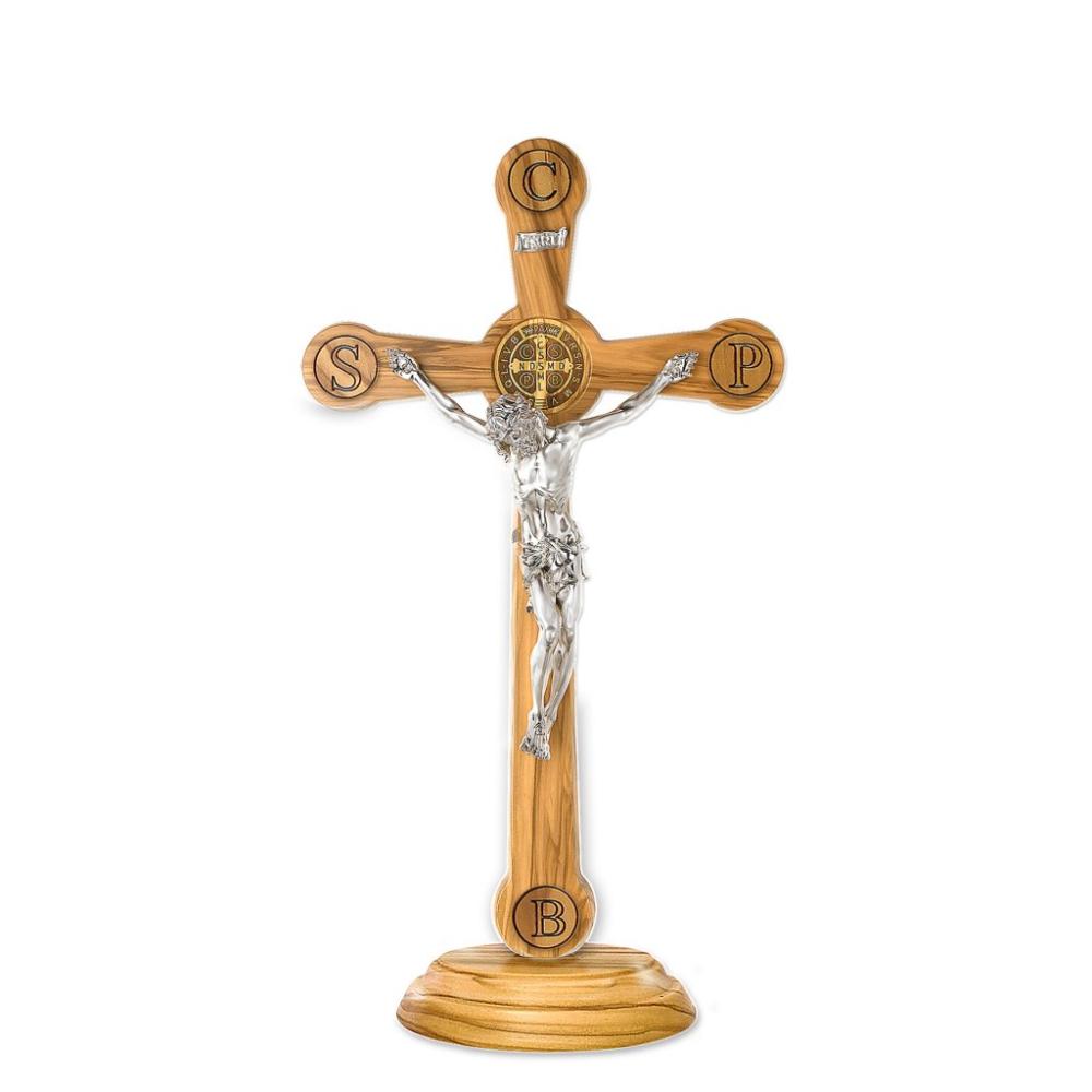 Krzyż z drewna oliwnego