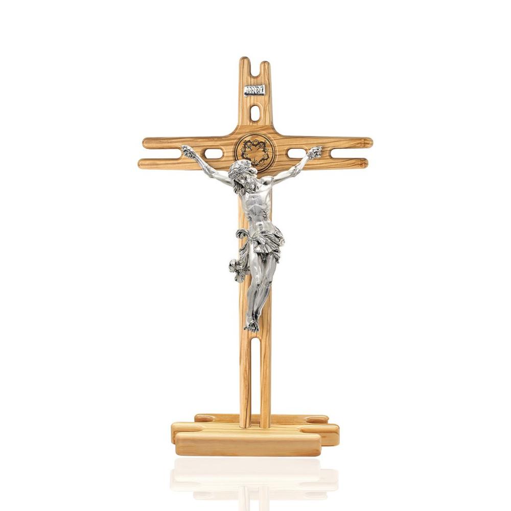 Krzyż z drewna oliwnego