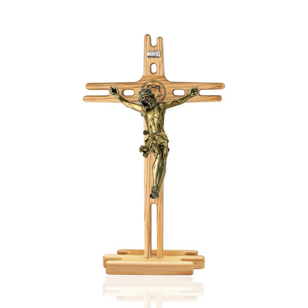 Krzyż z drewna oliwnego